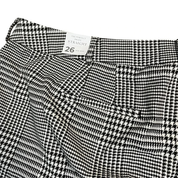Lane Bryant Houndstooth Check Straight Leg Trousers - Picture 6 of 6